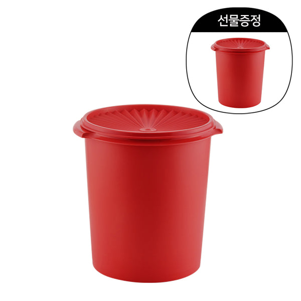 [~11/3일 이달의 기획] 데코 캐니스터 5.5L 레드 (구매 시, 동일상품 증정)