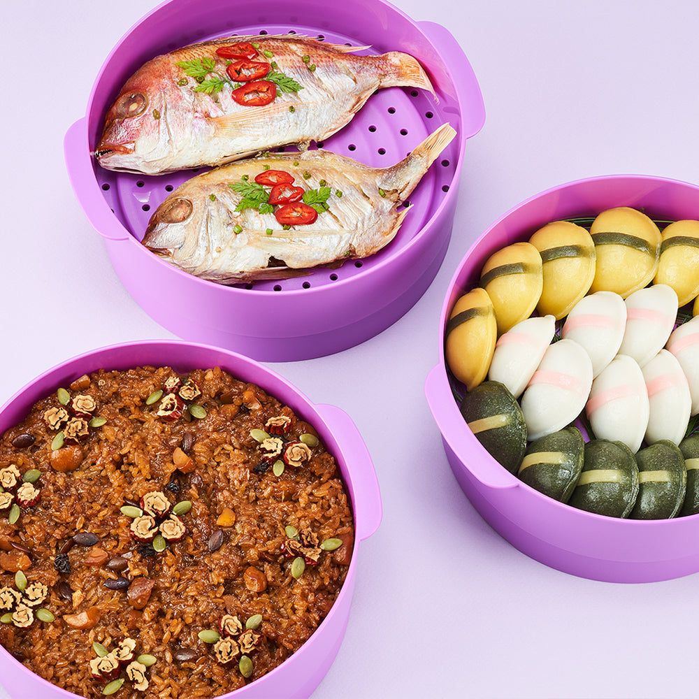 멀티 찜기 플러스 퍼플