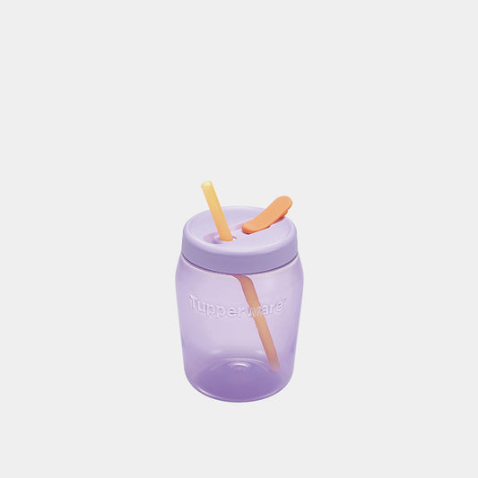 다담자 빨대커버 550ml 연보라