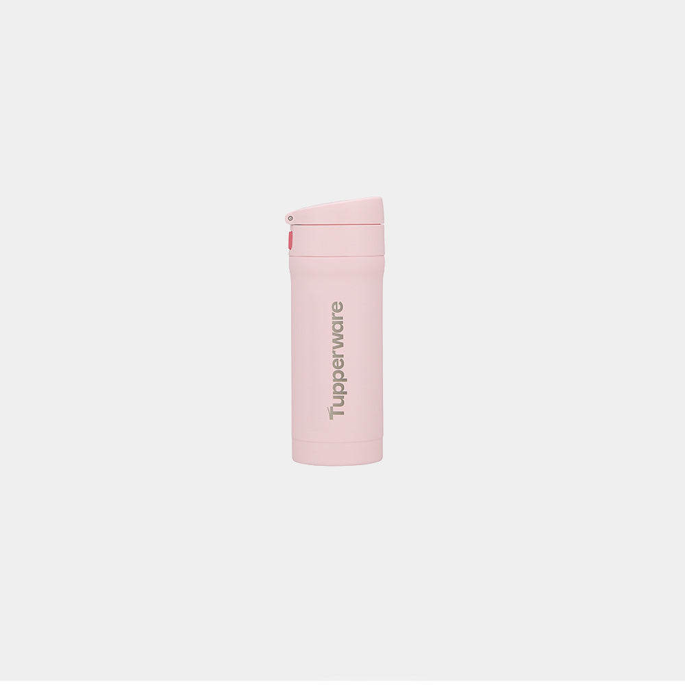 원터치 보온 텀블러 핑크