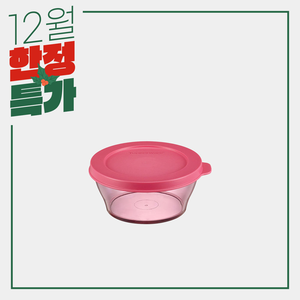 크리스탈 보울 소형 핑크