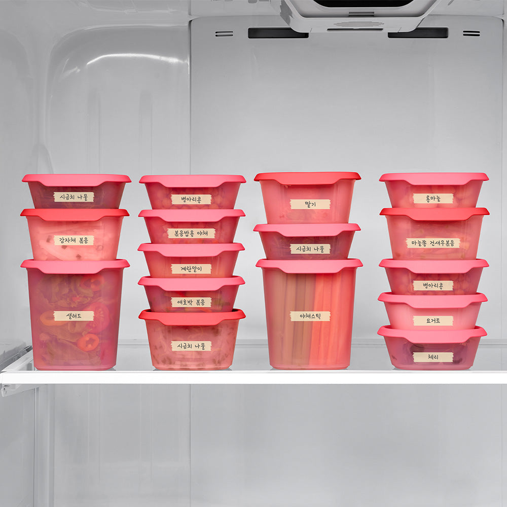 원터치 프레시 정사각 세트 8p 세트