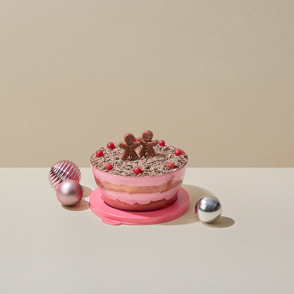 크리스탈 보울 소형 핑크